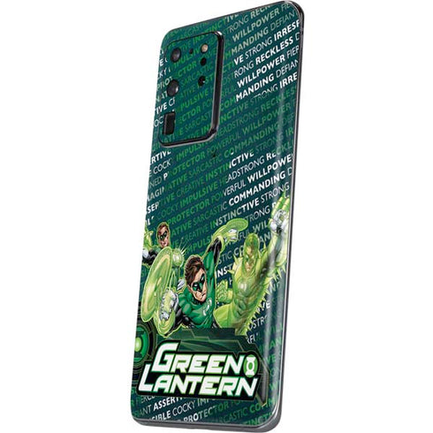 DC Comics Green Lantern Sketch Art Action Pose Galaxy S20 Ultra 5G Skin